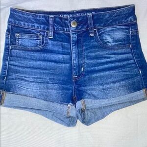 Blue Denim Women's Shorts
